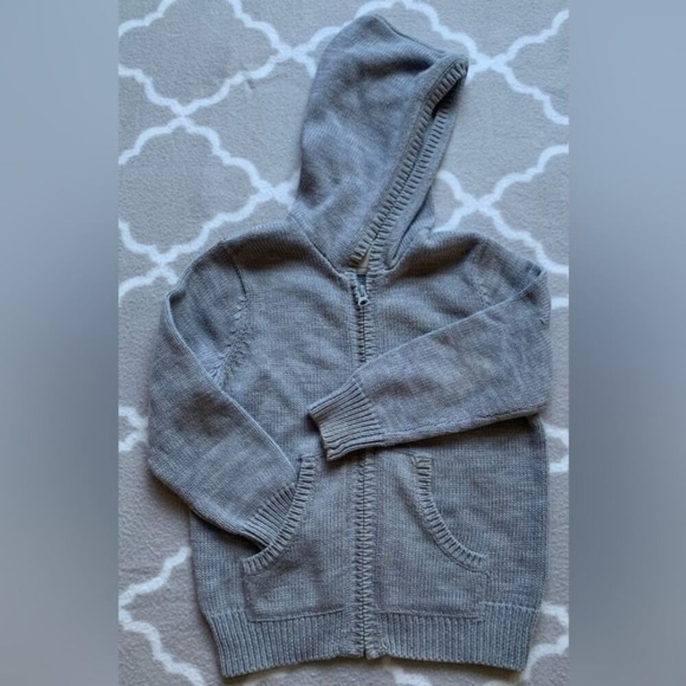 Old navy hooded full zip sweater size 5T